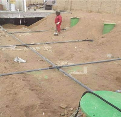 10T fiberglass reinforced plastic domestic sewage installation site